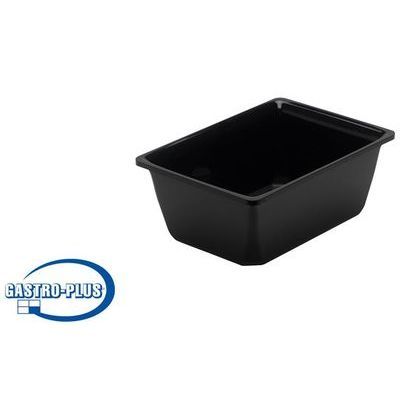 RECT SALADESCHAAL 1,0 KG ZWART 21.5X15.5X8.5CM