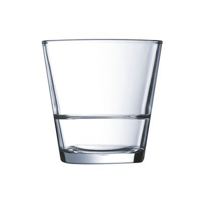 ARCOROC STACK UP GLASS FB 26.5CL STACKABLE "TEMPERED"