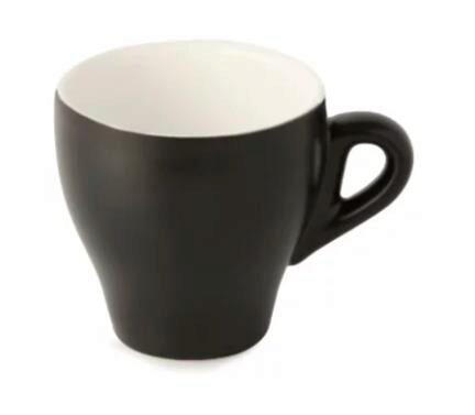 INSPIRE TASSE CAPPUCINO NOIR MAT 9XH9CM-260ML INTERIEUR CREME - 623706