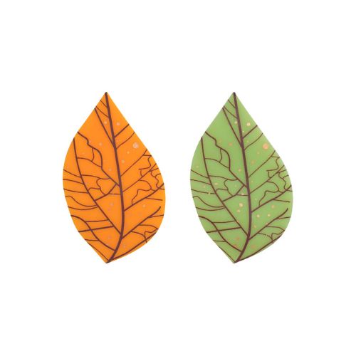 088139 PCB FEUILLES CB CHLOROPHYLLE 2 DESIGNS 4,5X2,7CM 90PCS ***S/CDE***
