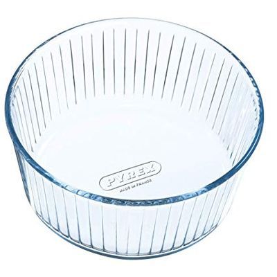 PYREX SOUFLE MOLD 21CM BOROSILICATE -40+300°
