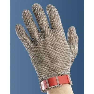 EUROFLEX GANT ACIER COTTE MAILLE-5DOIGTS-XS "VERT"