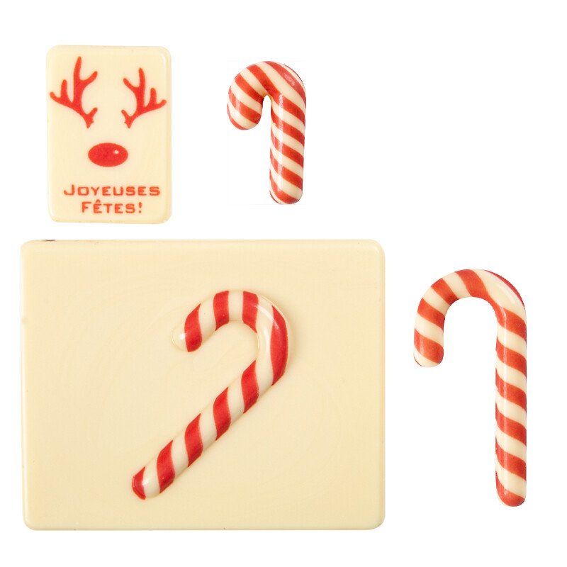 15701 CHOCOLADE DECORATIESET 1 SUIKERSTOK D