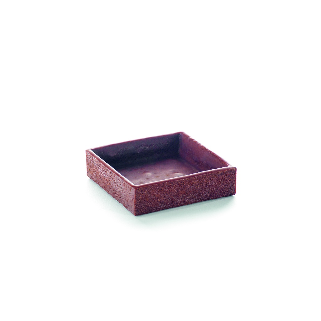 033529 PCB LARGE CHOCOLATE SQUARES 6.9X6.9 H 1.7CM 36PCS ***S/CDE***
