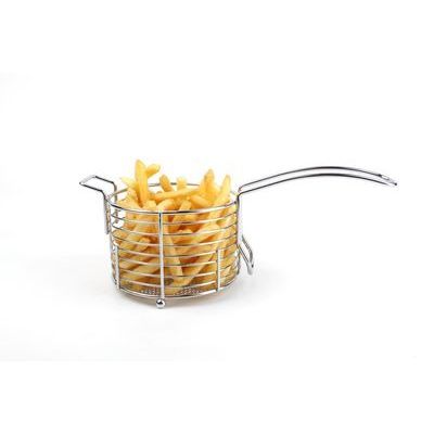 BONBISTRO PANIER FRITES ROND 7XH11CM CHROME