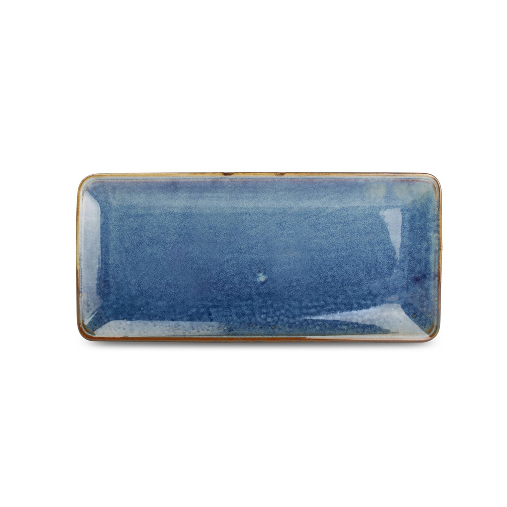 F2D NOVA BLUE RECTANGULAR PLATE 16XHT35.5CM - 604116