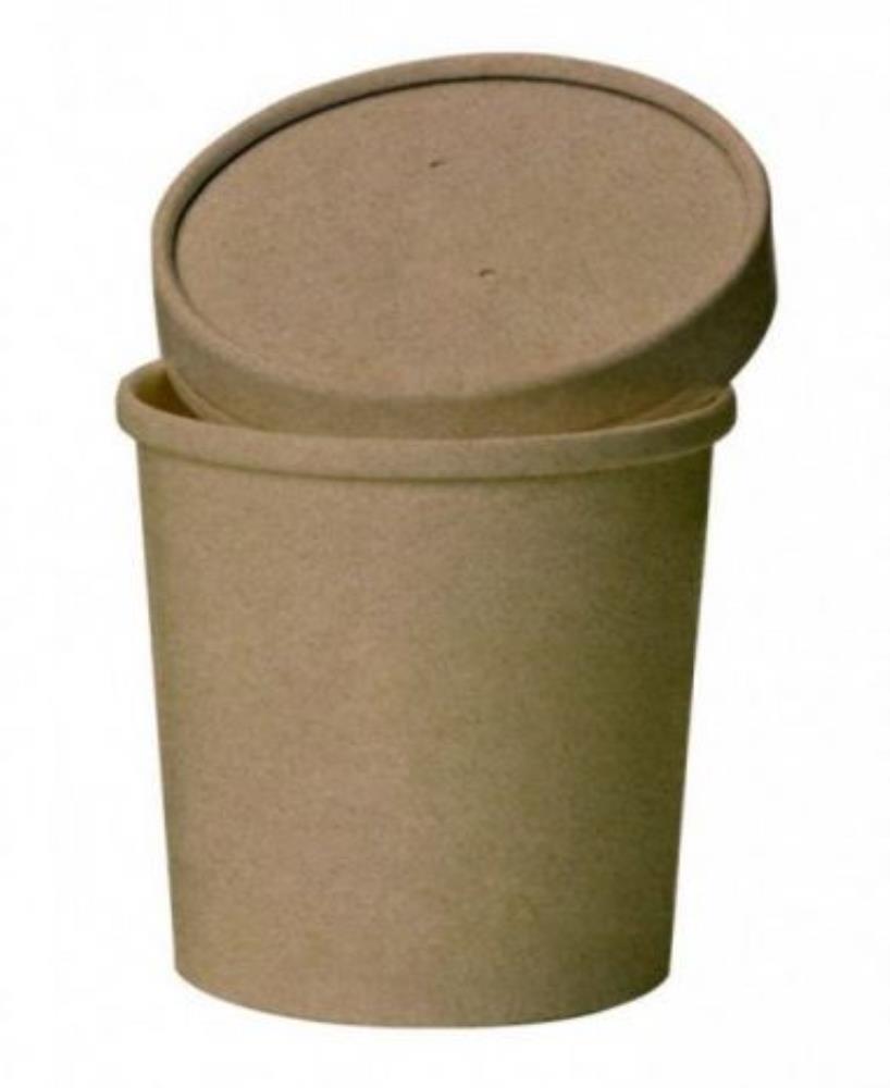 KRAFT SOUP/ICE CREAM JARS 470ML + 25PCS LIDS