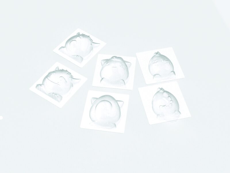 087190 PCB MOULES P'TITS MONSTRES POUR 6 PIÈCES 3DESIGNS 12PCES ***S/CDE***