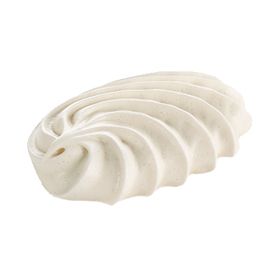 PIDY MERINGUE TORSADEE 9X6CM H 2.5CM 48 PCES