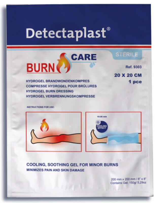 DETECTAPLAST BRANDWONDEN KOMPRES 20X20CM