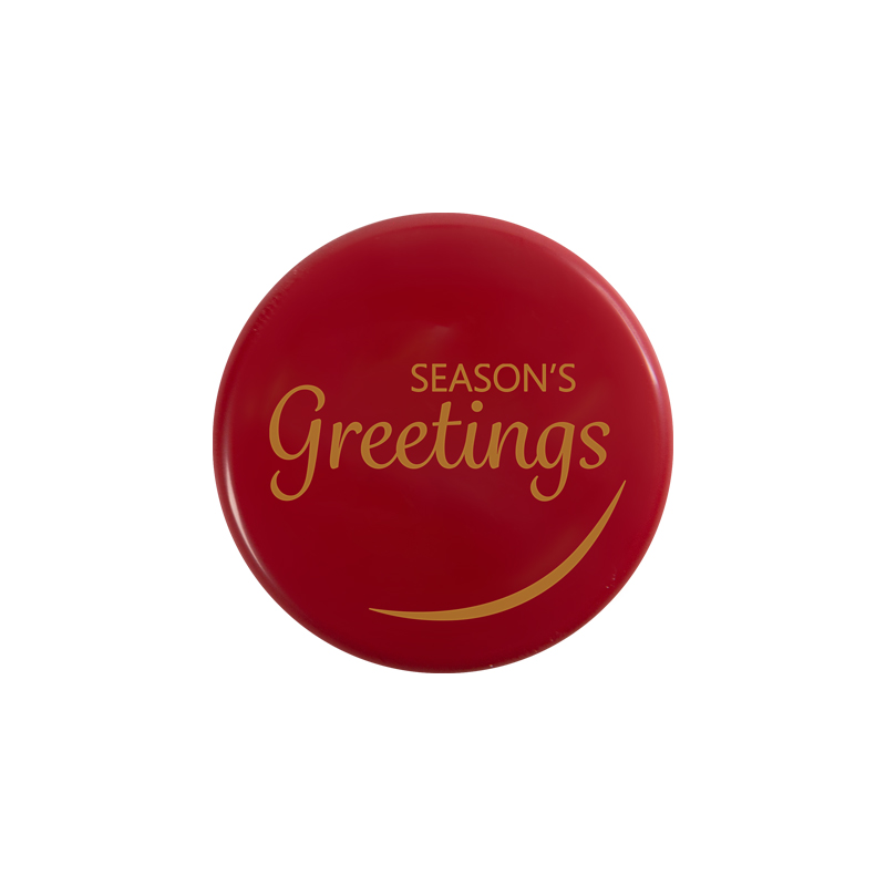 15864 PLAATJE SEASON'S GREETINGS 3,8CM 120STKS***OP/ORDER***