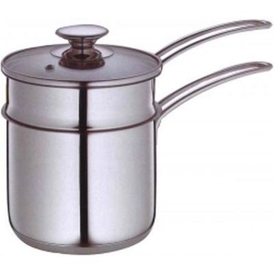 KP BAIN MARIE 1.00L ALLE KOOKPLAATSEN ROESTVRIJ STAAL MET DEKSEL 3P.