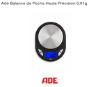 ADE BALANCE 110GR-0.01GR BALANCE POCHE TE1700 MENAGERE** RECUPEL + BEBAT INCLUS
