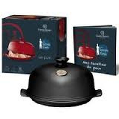 EMILE HENRY BLACK BREAD BELL 34X28.5X16.5CM 4.5L