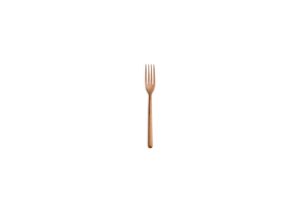 COMAS CANADA VINTAGE COPPER FOURCHETTE GATEAU 18%