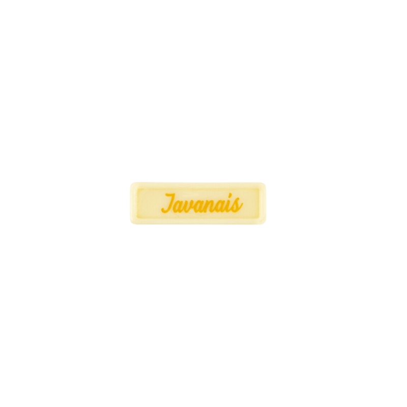 2002456 JAVAANSE PLAAT 3,8X1,2 CM 300 STUKS ***S/CDE***