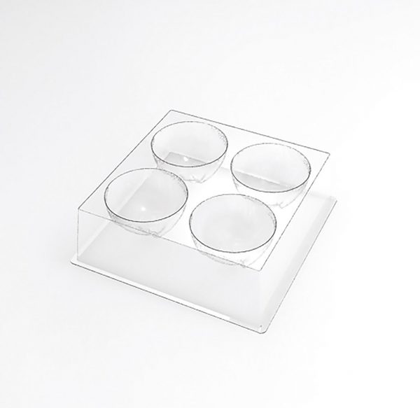 070525 PCB-MALLEN ENTREMETS IND SANTA KERSTMUTS VOOR 120 STUKS Ø 7 CM 30 STUKS ***OP BESTELLING***