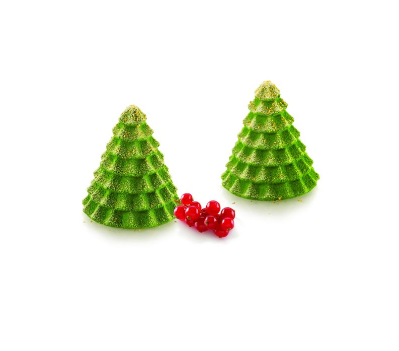SILIKOMART SILICONE MOLD MAGIC FIR TREE 6 PRINTS Ø6.7CM H7.4CM VOL 85ML