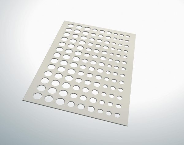 010706 PCB CHABLON POUR ROND Ø 2 CM, Ø 2,7 CM ET Ø3,4 CM - 117 EMPREINTES 1PCE ***S/CD***