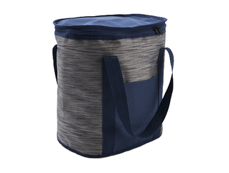 BLAUWGRIJZE GEÏSOLEERDE TAS 31X21CM HT 34CM