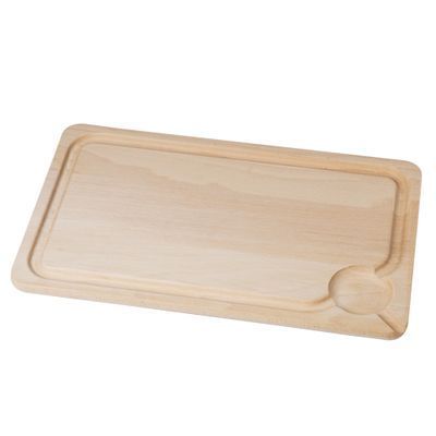 PLANCHE BOIS HETRE  40X23X1.5CM AVEC RIGOLE - 40PV2