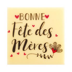 074050 PCB SQUARES CB FÊTE DES MÈRES 4 CM 60PCS ***S/CD***