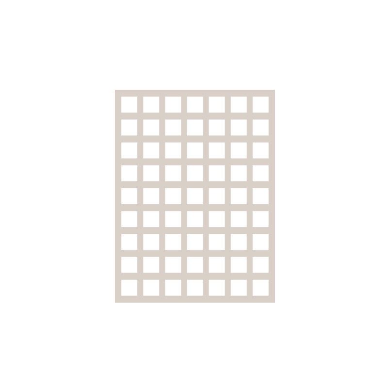 *FF*1095163 STENCIL WITH 63 SQUARE PRINTS OF 3 CM 4PCS ***ON/ORDER***