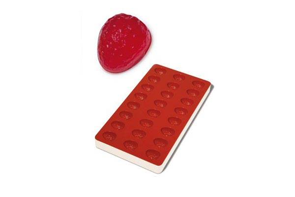 MOULE EN SILICONE POUR PATE DE FRUIT FRAISE SG08