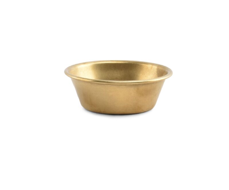 BONBISTRO SALADIER ROND OR VINTAGE 10.5XH2.5CM - 791415