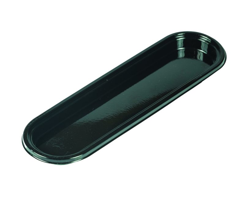 BLACK PLATE/TRAY FOR FASHION ECLAIR 32X140MM 100PCS
