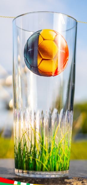 + VERRES BELGIQUE FOOT EN POLYMERE 4PCS