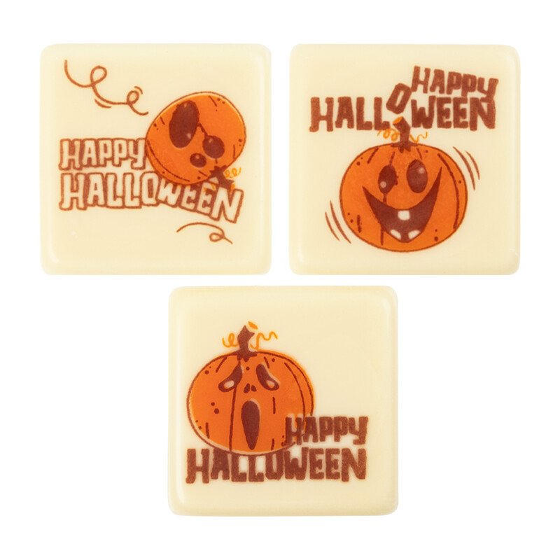 2091168  ASSORTIMENT HAPPY HALLOWEEN 3X3CM 175STKS ***OP BESTELLING***