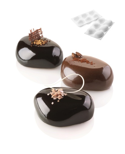 MOULE SILIKOMART ZEN100 87 X 53MM H 36MM VOL 110ML CURVEFLEX