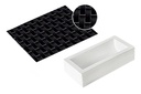 SILIKOMART KIT MOULE BUCHE +TAPIS RELIEF VIENNA-BRIQUE 250X90 H70MM - 1300ML