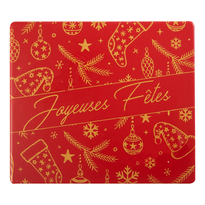 2015729 JOYEUSES FÊTES BLOKHOUT TOPPERS 9X8CM 40 STUKS