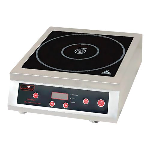 CATERCHEF INDUCTIEKOOKPLAAT 3500W 37,5X42CM DIGITAAL