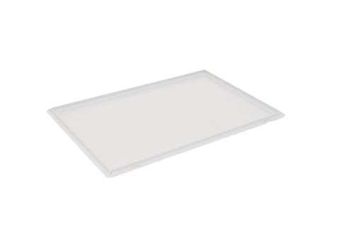 COUVERCLE BLANC BAC A PIZZA 600X400X16MM