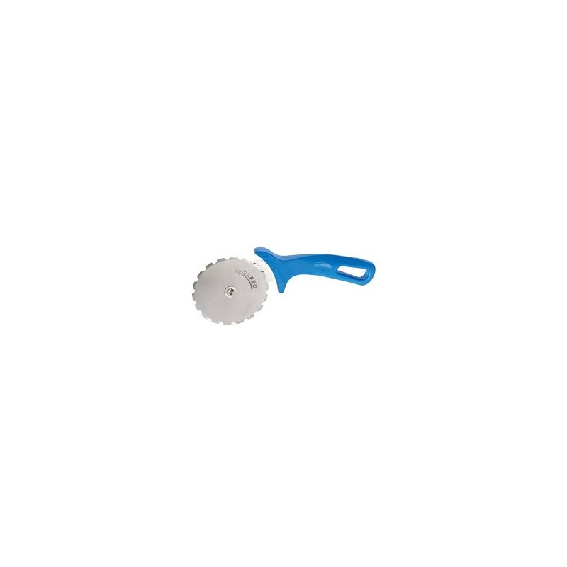 GI-METAAL VOORGESNEDEN PIZZAWIEL 10CM BLAUW POLYMEER HANDVAT