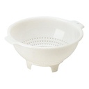35CM WHITE PLASTIC COLANDER