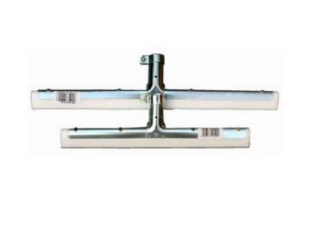 METAL SQUEEGEE AND BLACK (OR WHITE) FOAM 45CM