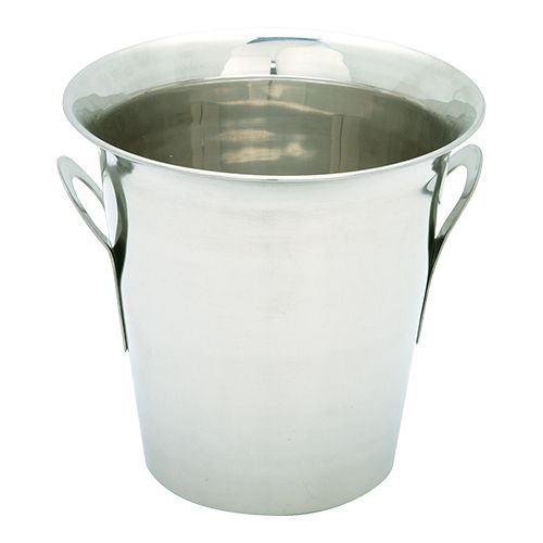 INOX CHAMPAGNE EMMER 18/10 H21CM DIAM 21CM MET RINGEN=STUK