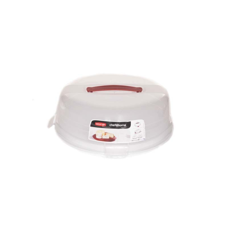 CURVER TAARTDOOS DIAM 35CM HT13CM MET HANDVAT