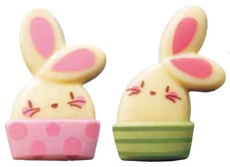 061165 PCB RABBIT HEADS CB 2 DESIGNS 90PCS ***S/CD***