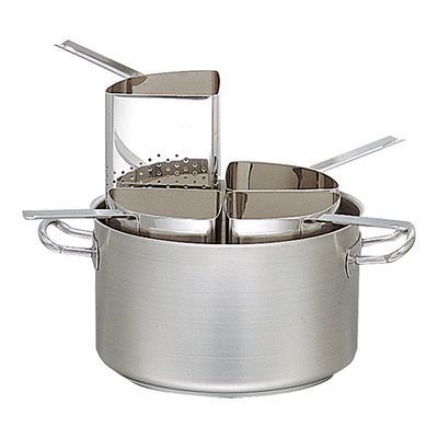 PUJADAS GEKOOKTE ROESTVRIJSTALEN POT PASTA 35CM H21CM-20L