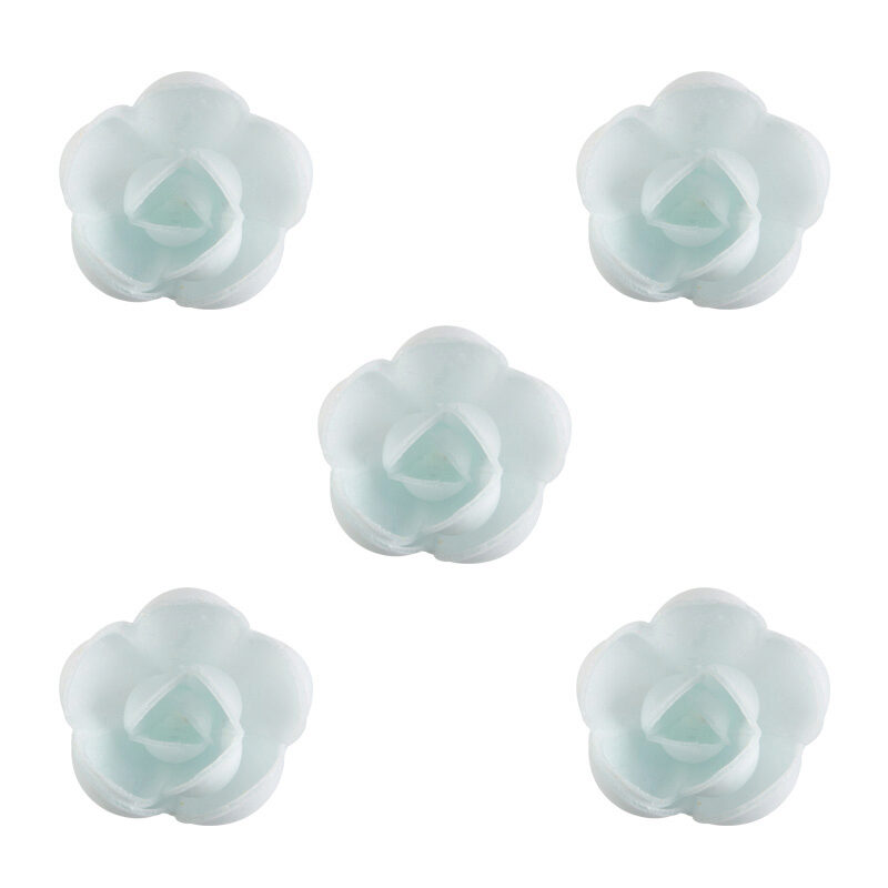 *FF*1049351 ROSE BLANCHE PETITE  ILLIS 3 CM 50PCES ***S/CDE***