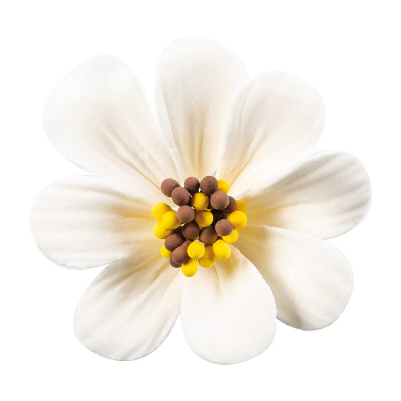 1066098 FLEUR DE LYS BLANC PASTILLAGE 5CM 36 PCES ***S/CDE***