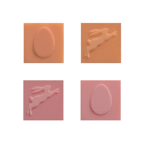 088146 PCB GEKLEURDE VIERKANTEN OOSTELIJK RELIËF 2,8 CM 180 STUKS ***S/CDE***