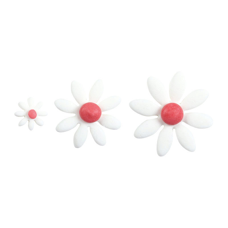 1051126 WHITE AND RED DAISY 258 PIECES
