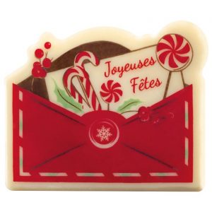 074223 PCB CB ENVELOPES JOYEUSES FÊTES 5.8X4.85 CM 50PCS ***S/CD***