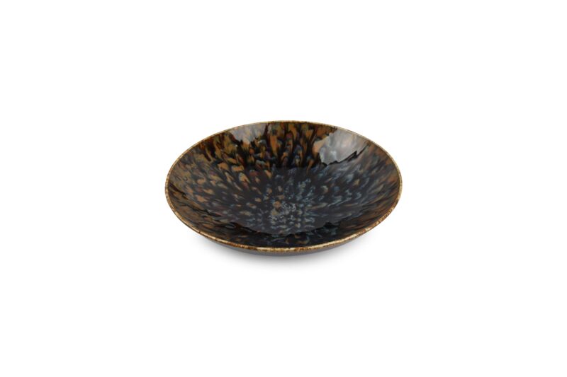 BONBISTRO RESTO BROWN/BLUE SOUP PLATE 21XH5CM - 743024